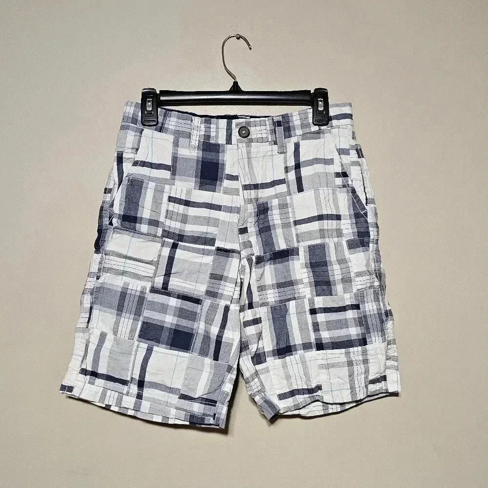 American Eagle Outfitters Patchwork Shorts Men's Size 28 Multicolored Plaid